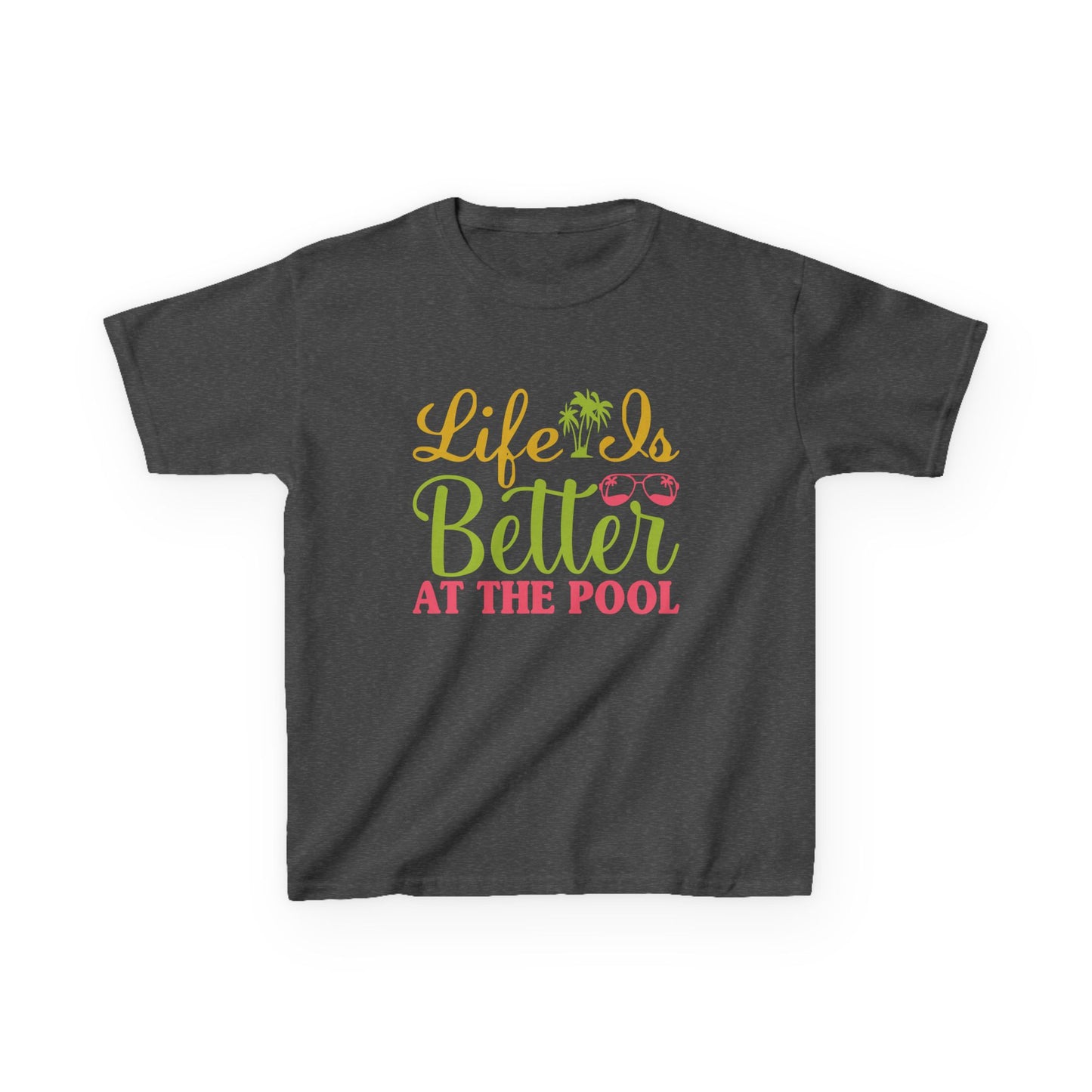 Life Is Better At The Pool, Summer Fun Shirt, Toddler Swimwear, Beach Day Outfit, Vacation Gift, Kids Pool Party Tee