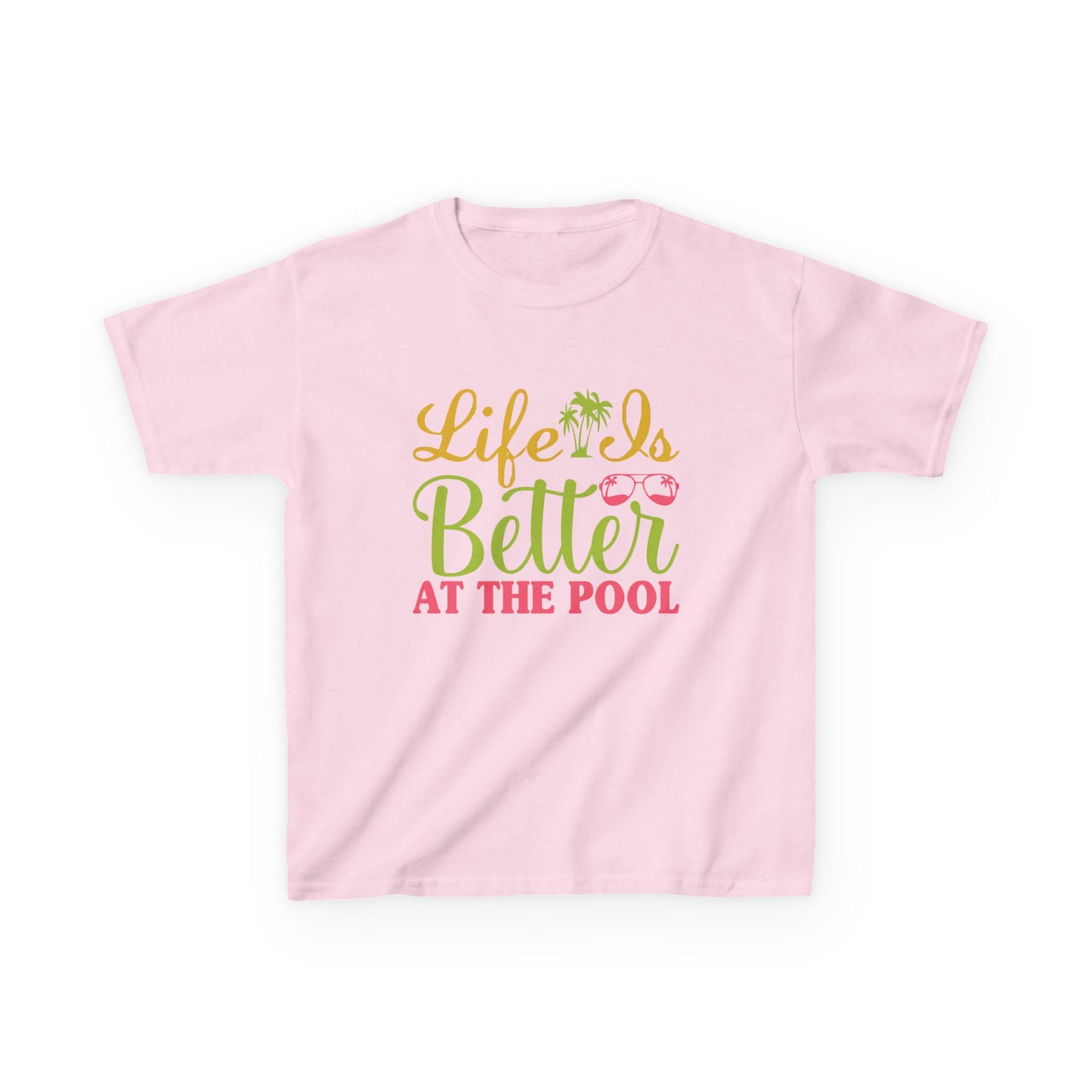 Life Is Better At The Pool, Summer Fun Shirt, Toddler Swimwear, Beach Day Outfit, Vacation Gift, Kids Pool Party Tee