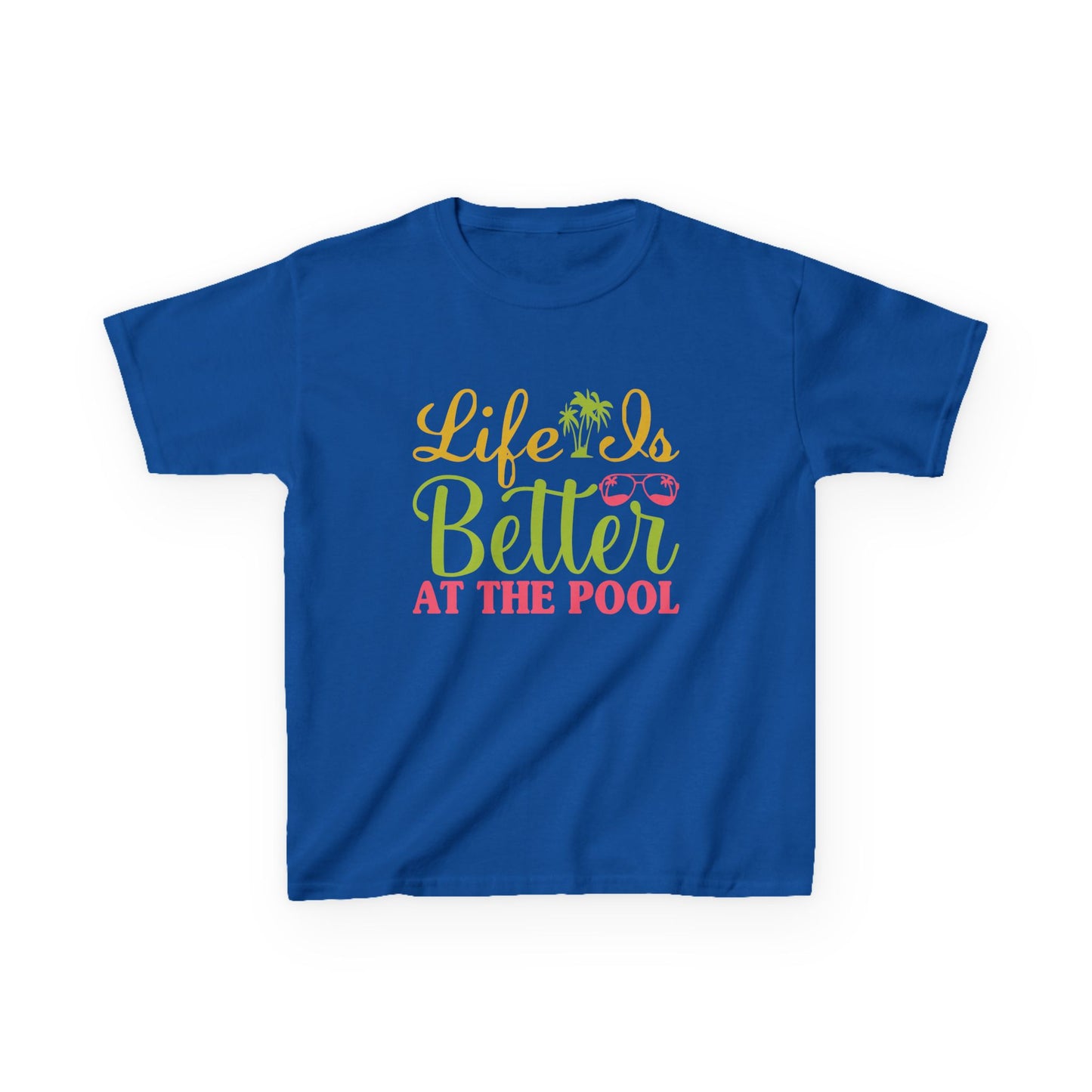 Life Is Better At The Pool, Summer Fun Shirt, Toddler Swimwear, Beach Day Outfit, Vacation Gift, Kids Pool Party Tee