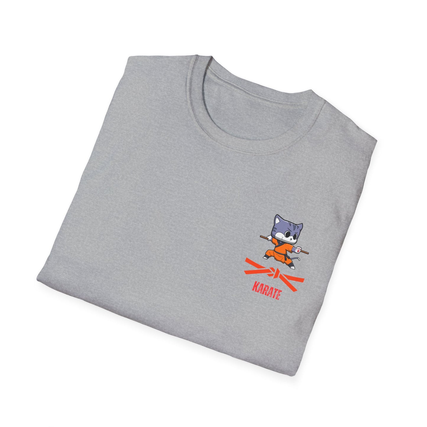 Funny Karate T-Shirts & Karate Cartoon Anime T-Shirt, Cat, Dog, White Bear Graphic Tee, Funny Gift for Animal Lovers, Perfect for Casual Wear, Gamer Style, Birthday Present
