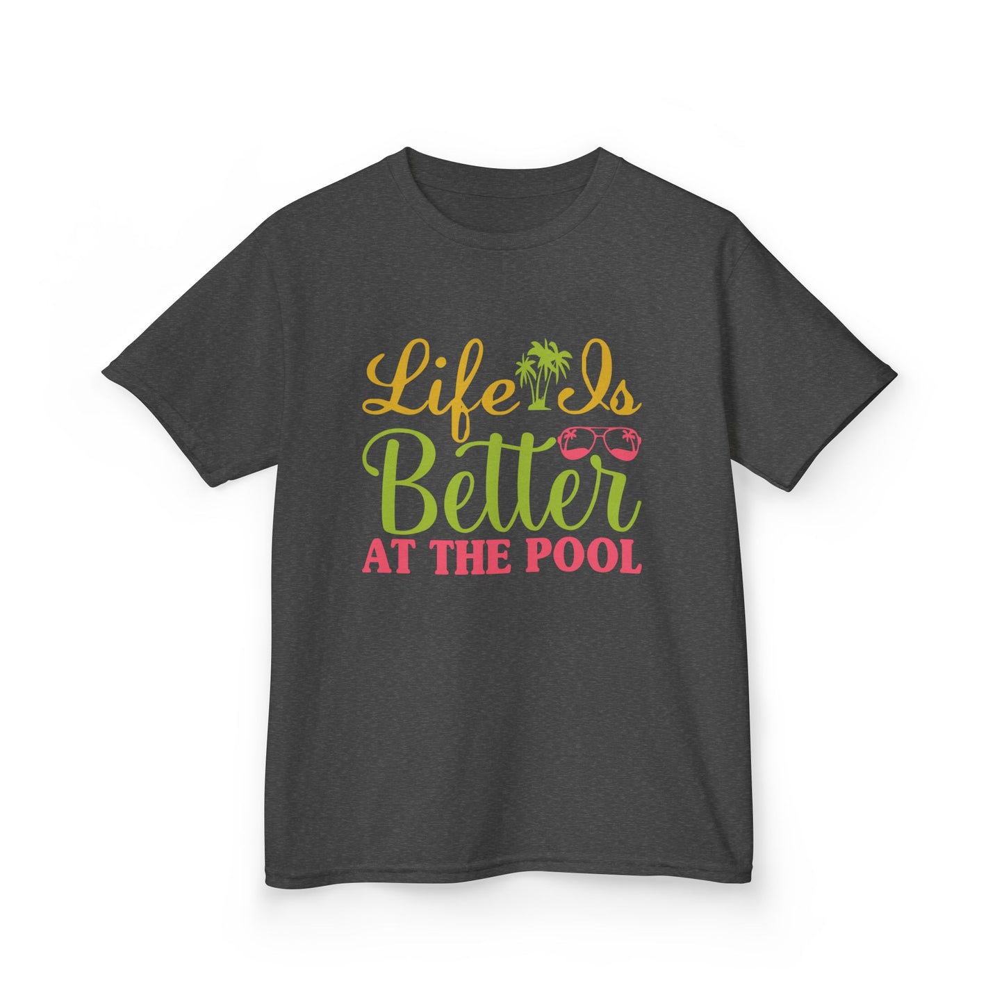 Life Is Better At The Pool, Summer Fun Shirt, Toddler Swimwear, Beach Day Outfit, Vacation Gift, Kids Pool Party Tee