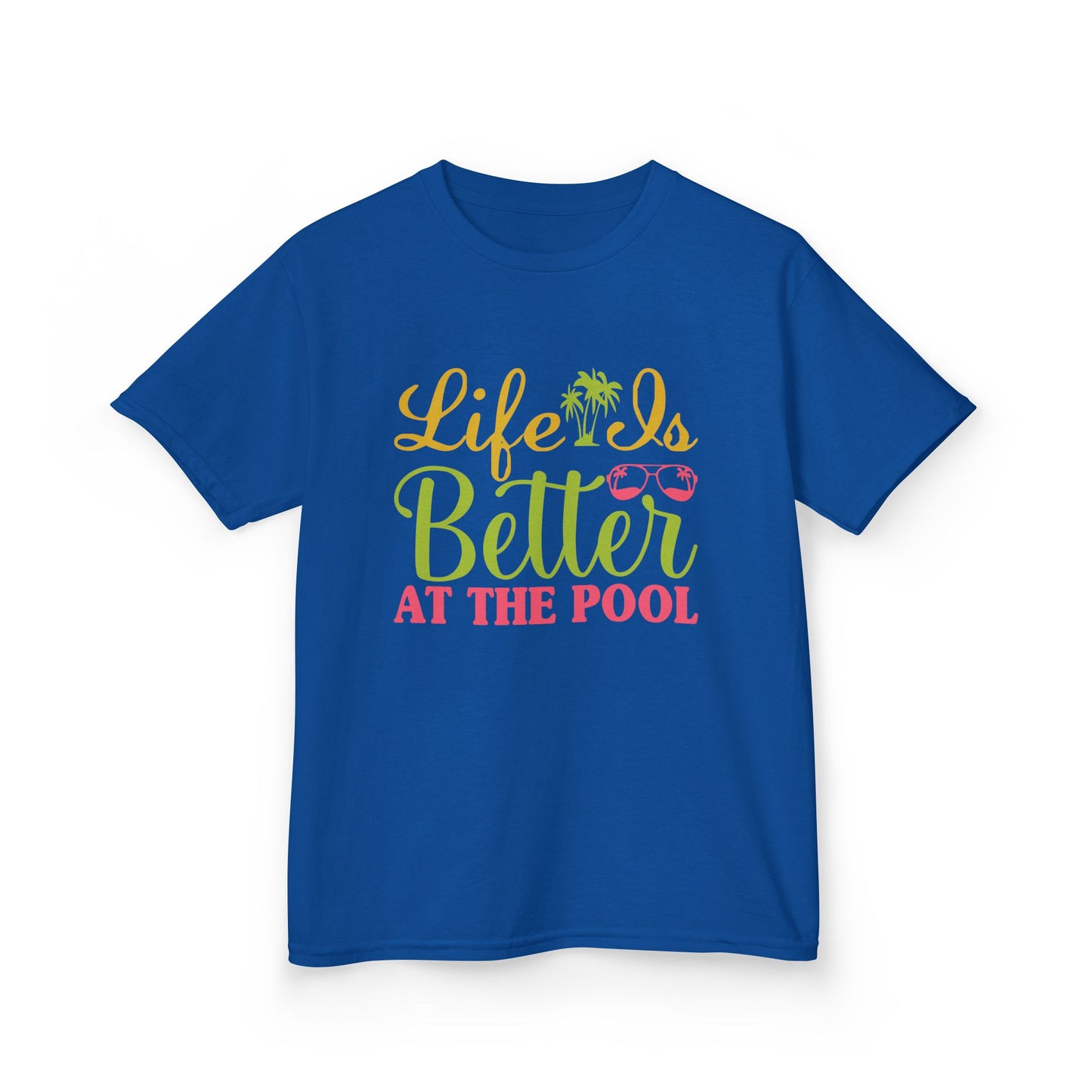 Life Is Better At The Pool, Summer Fun Shirt, Toddler Swimwear, Beach Day Outfit, Vacation Gift, Kids Pool Party Tee